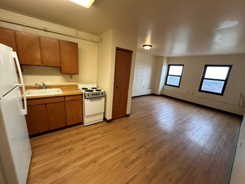 River View Heights Kitchen and Living Room View